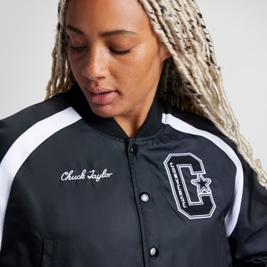 Converse Retro All Star Varsity Kadın Kolej Siyah Ceket