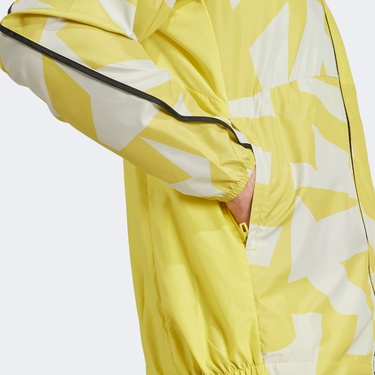  adidas Terrex Multi Printed Wind Erkek Sarı Ceket