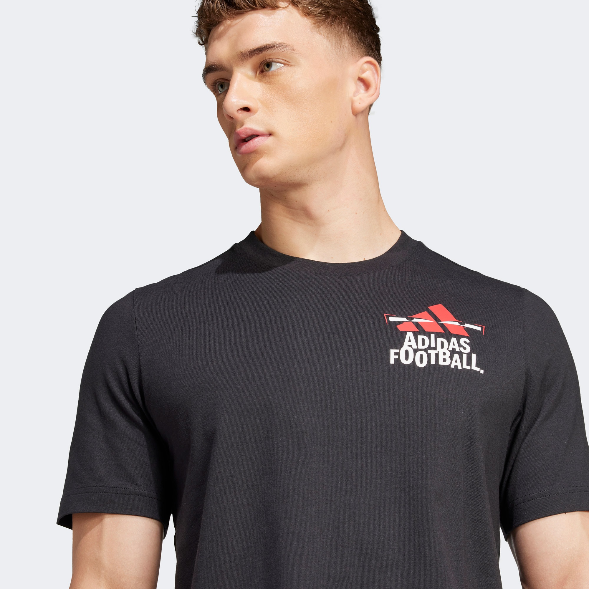 Adidas Fun Slogan Graphic Erkek Siyah Günlük T-Shirt