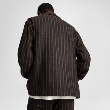  Converse Unisex Çizgili Kahverengi Ceket