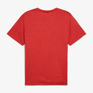  Puma Essentials Heather Cat Erkek Kırmızı Antrenman T-Shirt