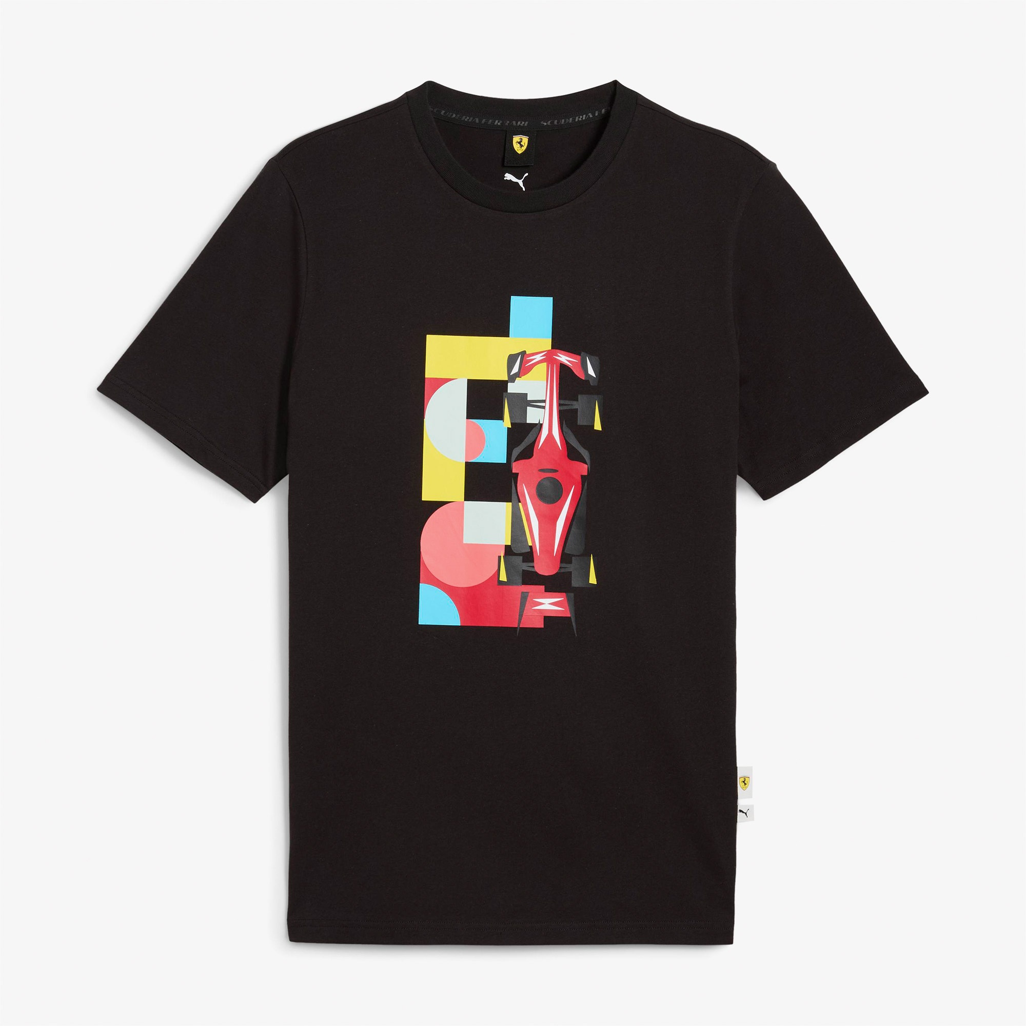 Puma Ferrari Race Graphic 2 Erkek Siyah T-Shirt
