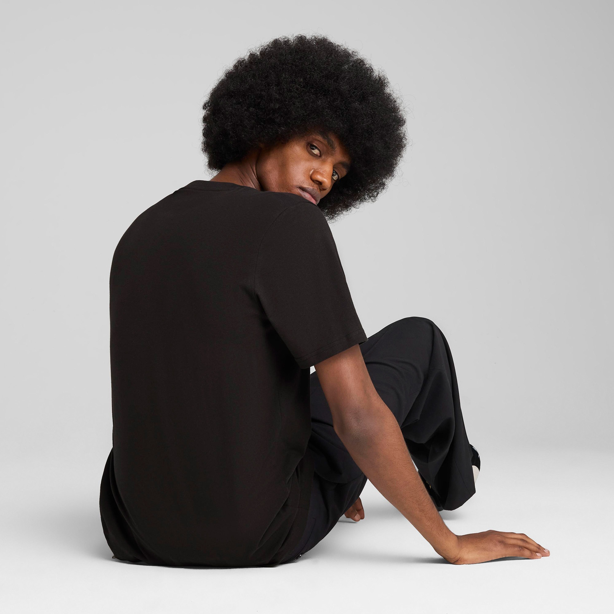 Puma Ferrari Race Graphic 2 Erkek Siyah T-Shirt