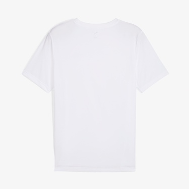  Puma Ess Small Logo Poly Erkek Beyaz T-Shirt