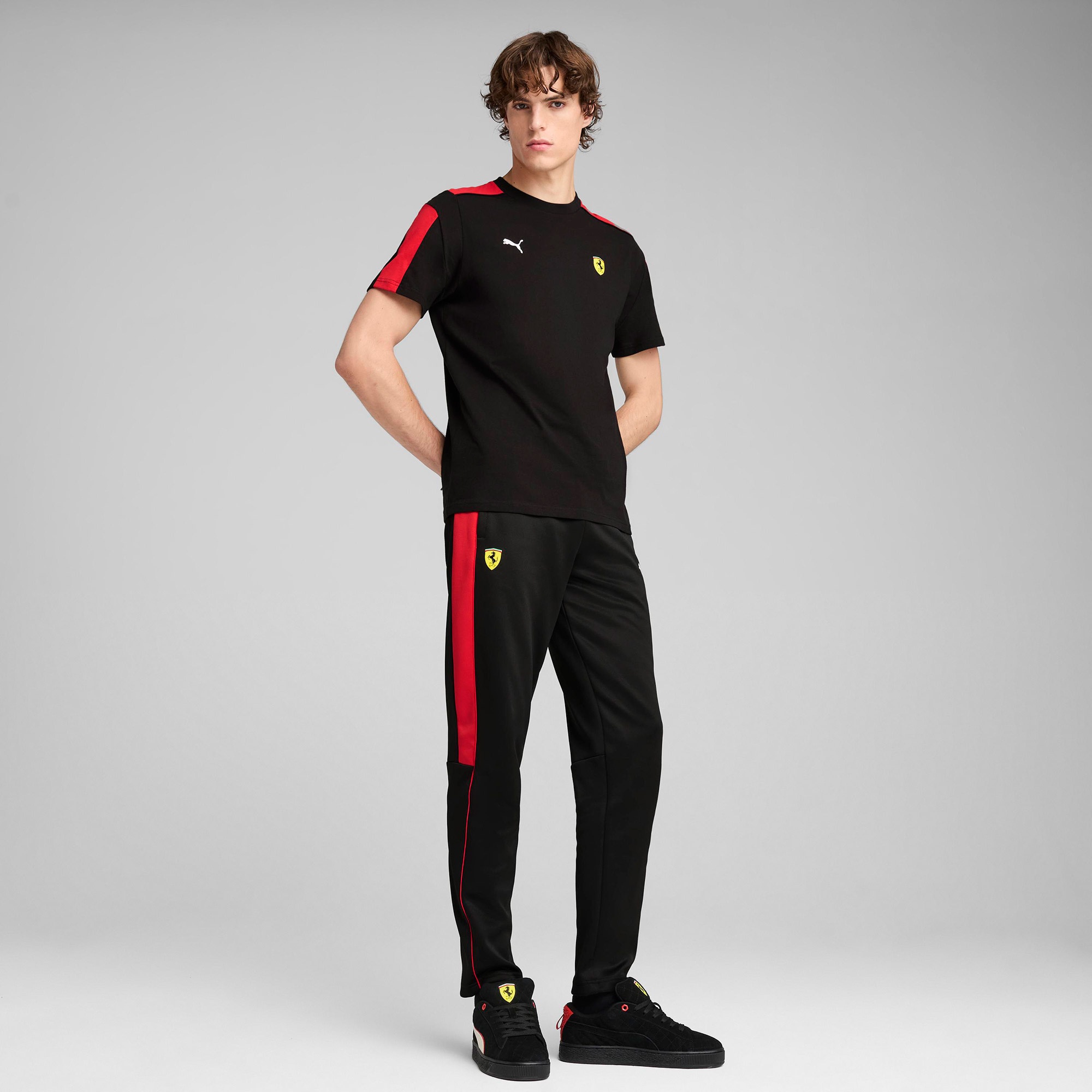 Puma Ferrari Race Mt7 Erkek Siyah T-Shirt