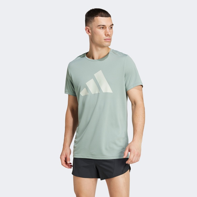  adidas Run It Erkek Yeşil Koşu T-Shirt