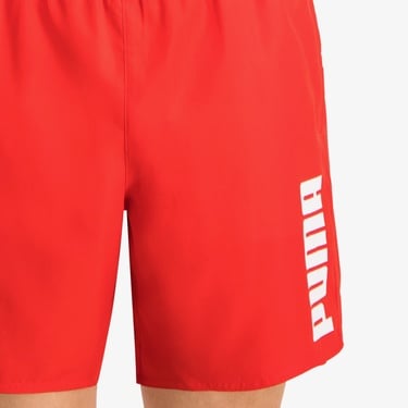  Puma Mid Erkek Kırmızı Deniz Şortu