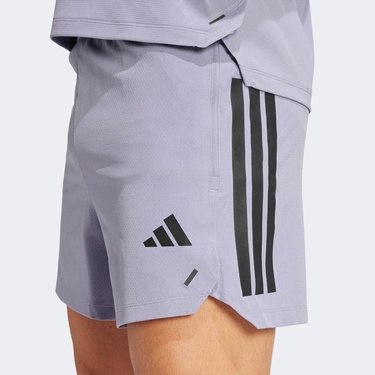  adidas Power 3 Stripes Erkek Mor Antrenman Şort