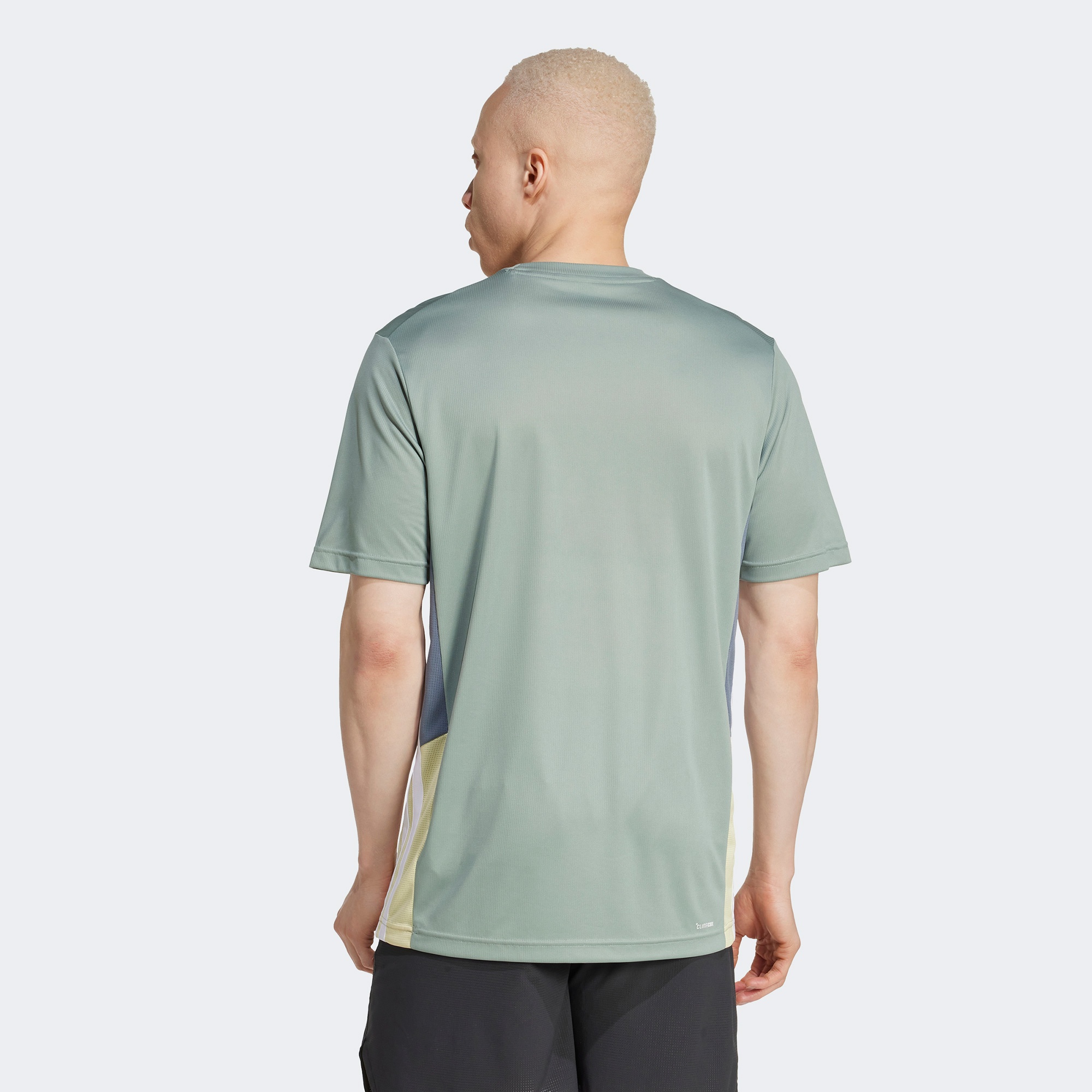 adidas Train Essentials Seasonal Colorblock Erkek Yeşil Antrenman T-Shirt