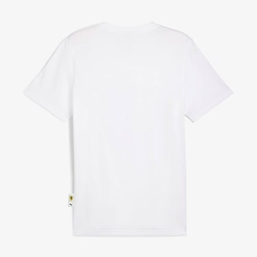  Puma Ferrari Race Graphic 2 Erkek Beyaz T-Shirt