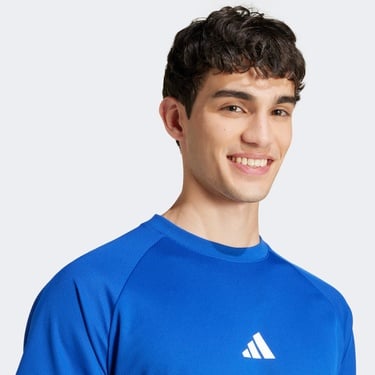  adidas Seasonal Essentials Us Sport Erkek Mavi T-Shirt