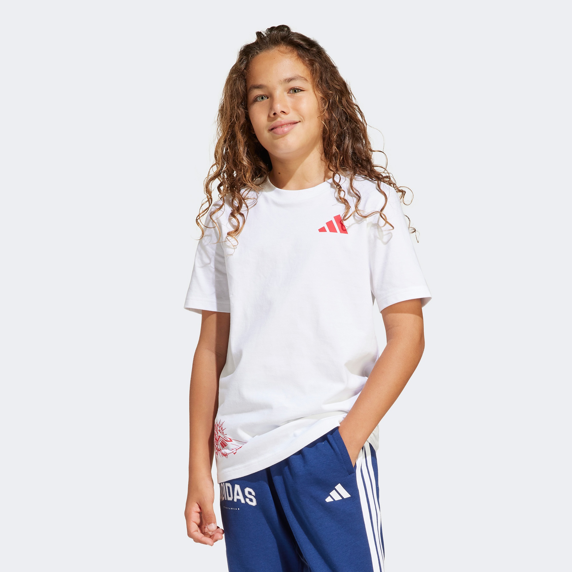 adidas F50 Sign G T Çocuk Beyaz T-Shirt