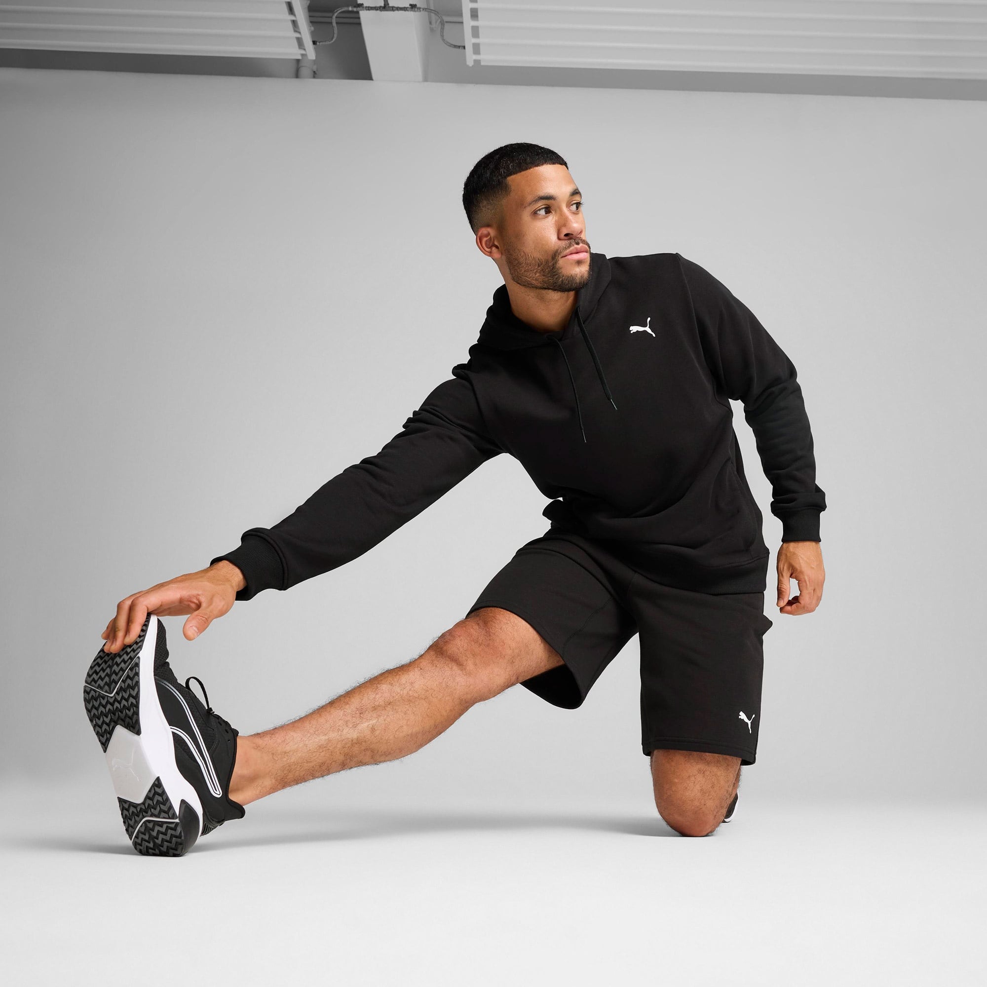 Puma Tad Ess French Terry Erkek Siyah Sweatshirt