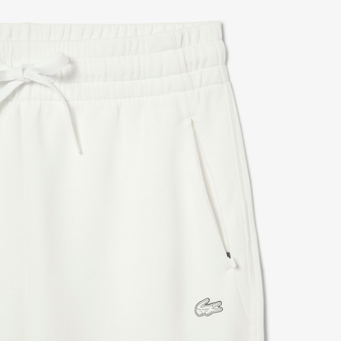  Kadın Tapered Fit Beyaz Eşofman Altı