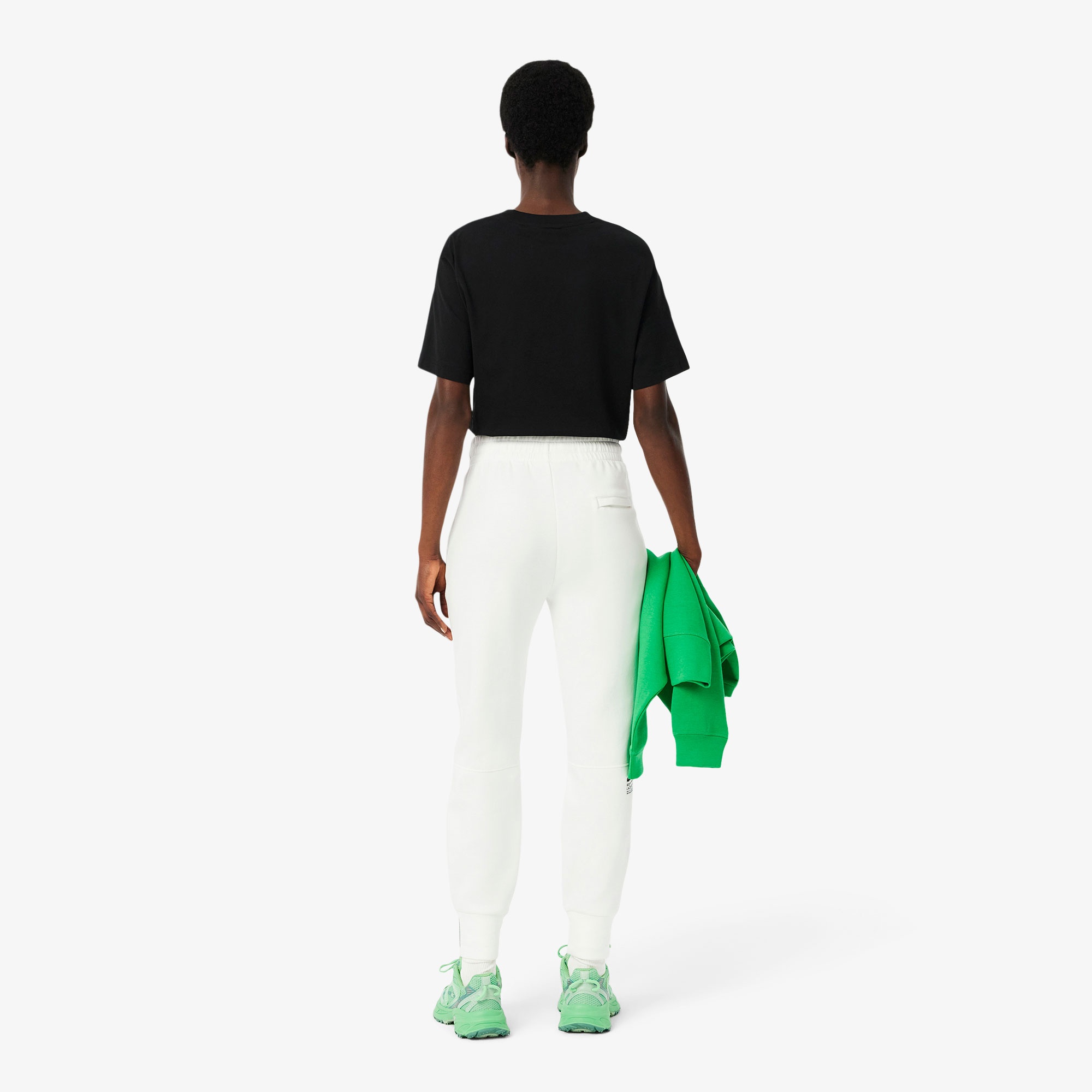 Lacoste Kadın Tapered Fit Beyaz Eşofman Altı