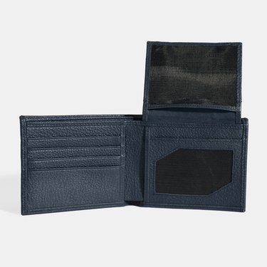  Erkek Lacivert Deri Cüzdan