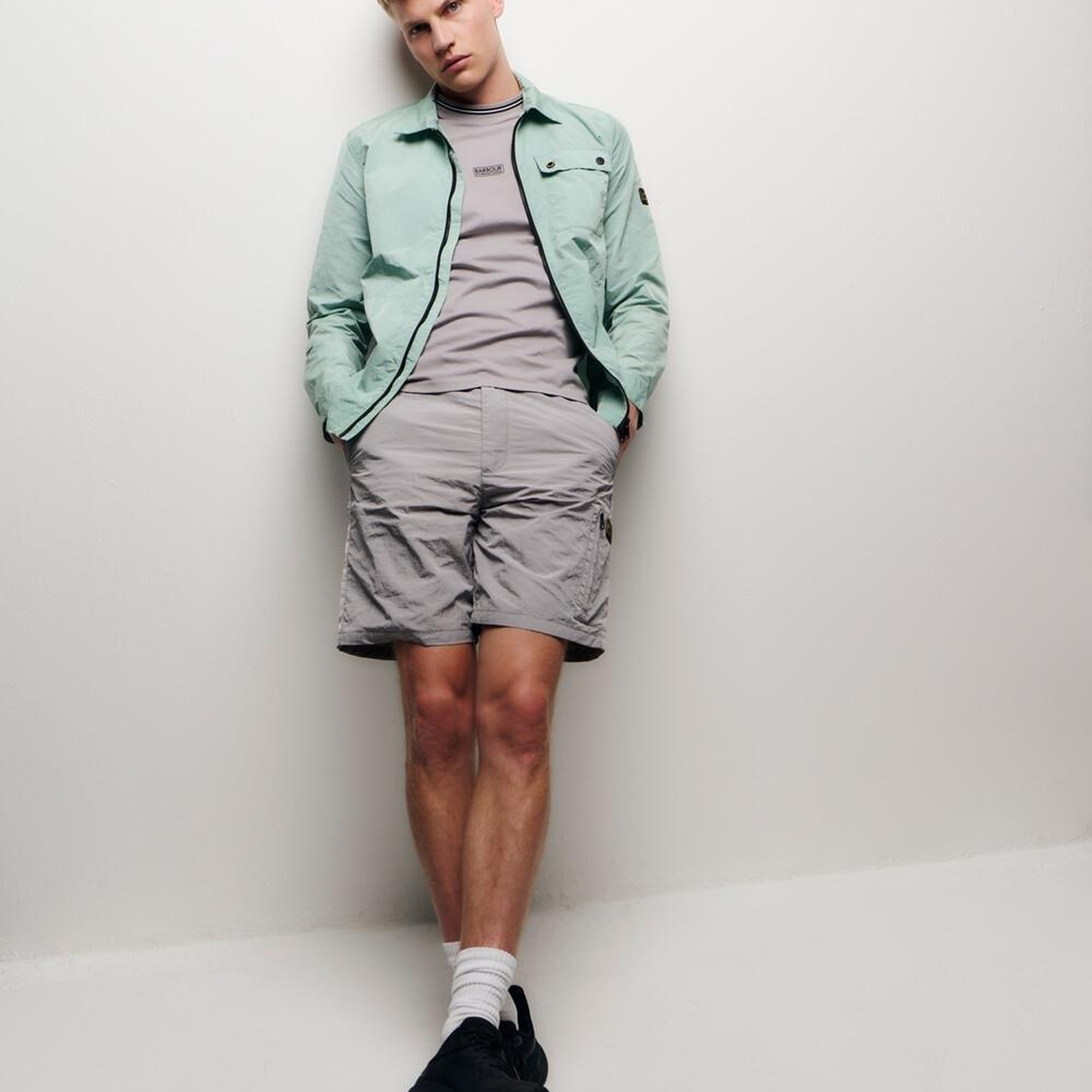 B.Intl Logo Tipped T-Shirt