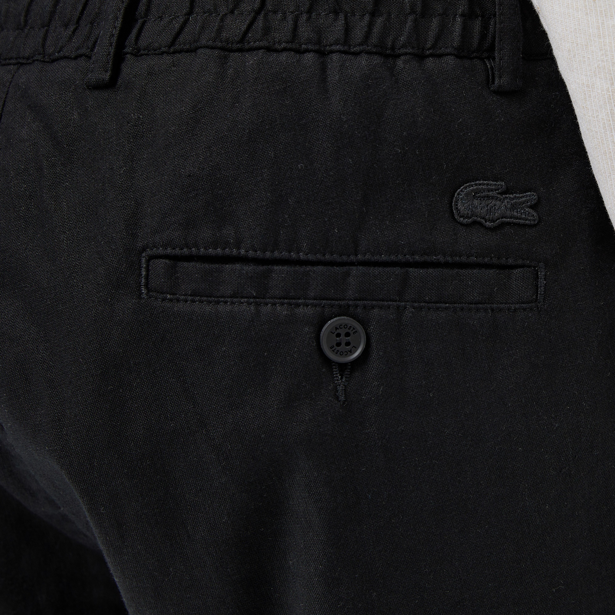 Erkek Regular Fit Siyah Bermuda Şort