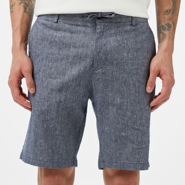  Erkek Regular Fit Lacivert Bermuda Şort