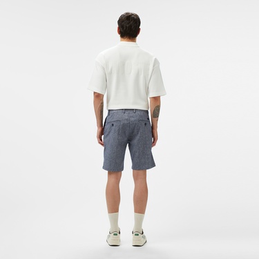  Erkek Regular Fit Lacivert Bermuda Şort