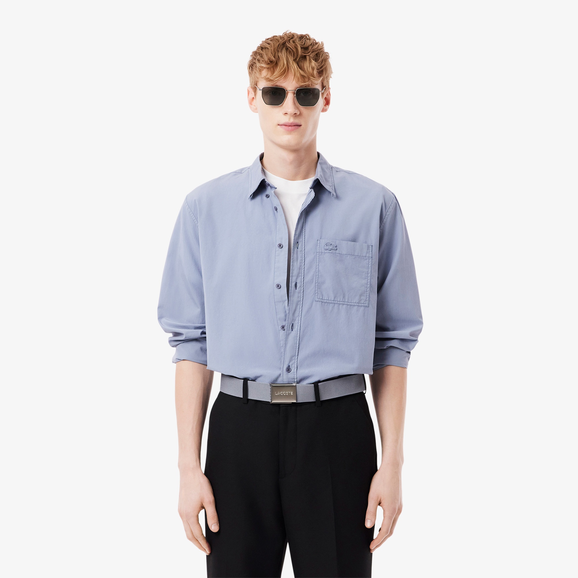 Lacoste L.12.12 Erkek Açık Mavi Kemer