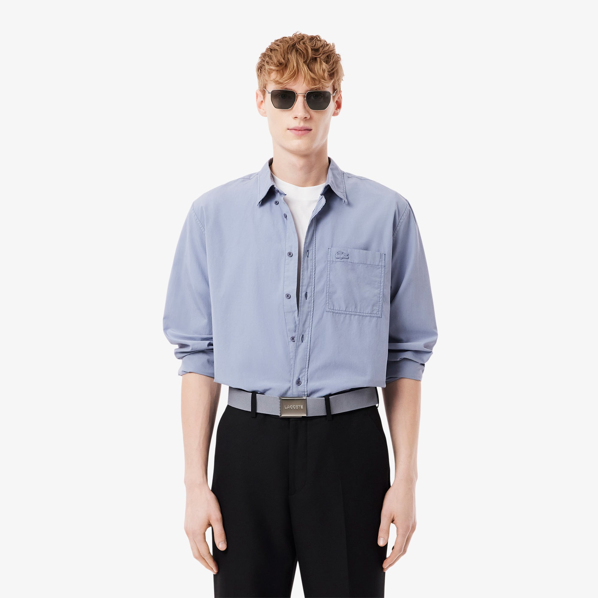  Lacoste L.12.12 Erkek Açık Mavi Kemer