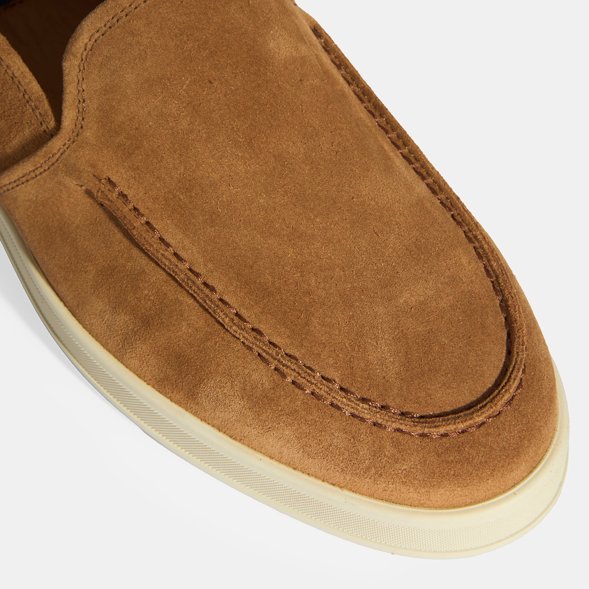 Peraleda Taba Erkek Slip-On Süet Loafer