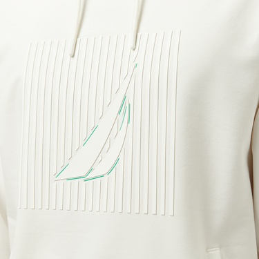  Nautica Erkek Krem Regular Fit Sweatshirt