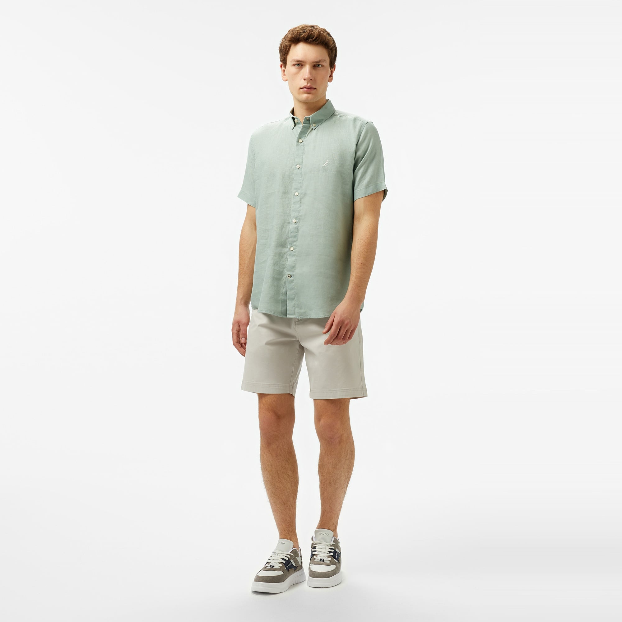 Nautica Erkek Yeşil Classic Fit Gömlek