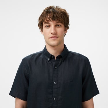  Nautica Erkek Siyah Classic Fit Gömlek