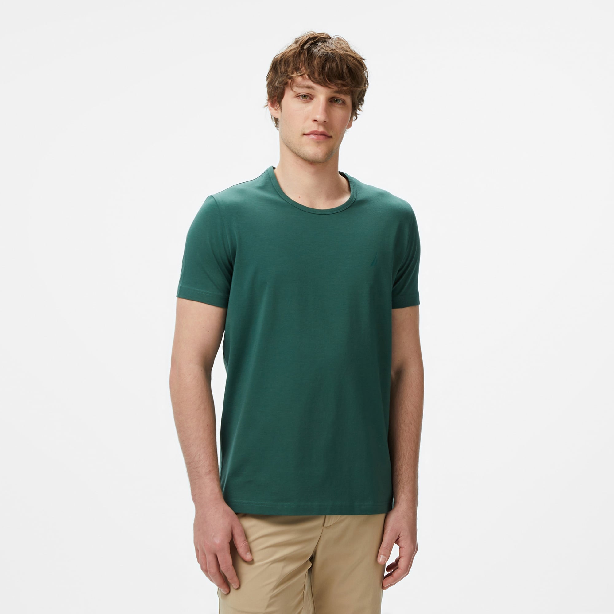 Nautica Erkek Yeşil Regular Fit T-Shirt