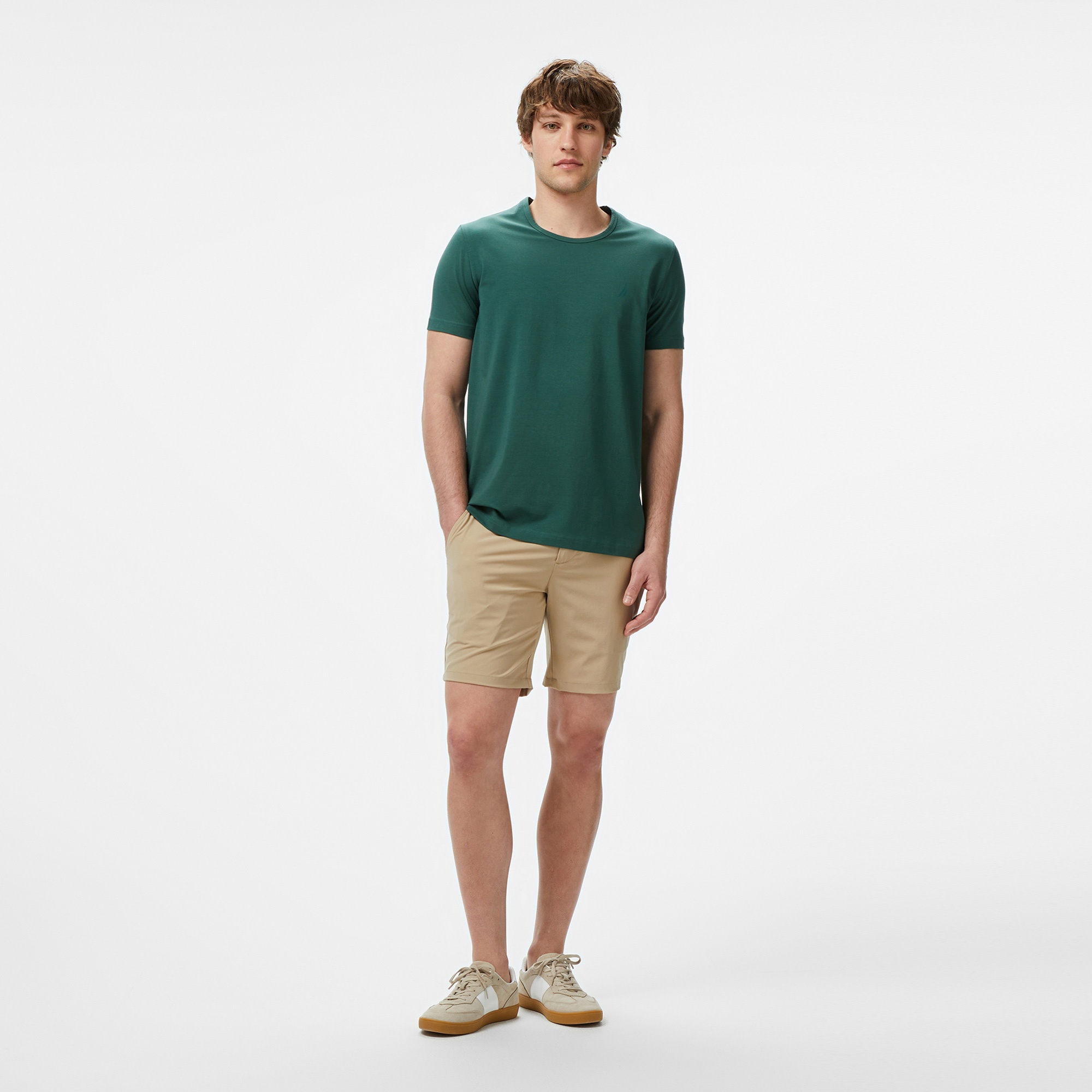 Nautica Erkek Yeşil Regular Fit T-Shirt