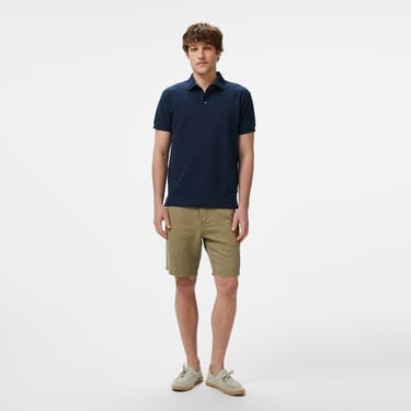  Nautica Erkek Lacivert Classic Fit Polo Yaka T-Shirt