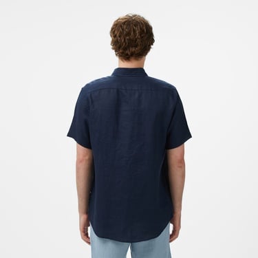  Nautica Erkek Lacivert Classic Fit Gömlek