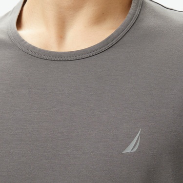  Nautica Erkek Gri Regular Fit T-Shirt
