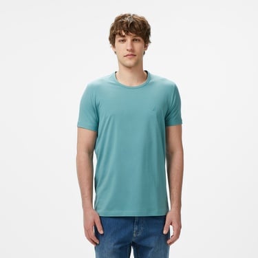  Nautica Erkek Yeşil Regular Fit T-Shirt
