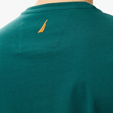  Nautica Erkek Yeşil Regular Fit T-Shirt