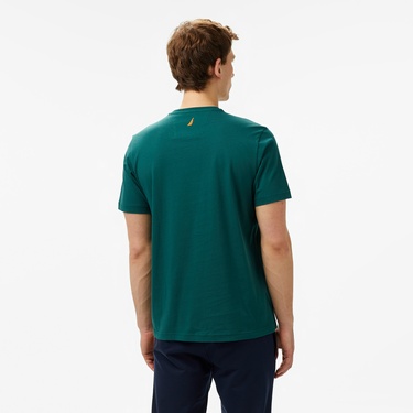  Nautica Erkek Yeşil Regular Fit T-Shirt