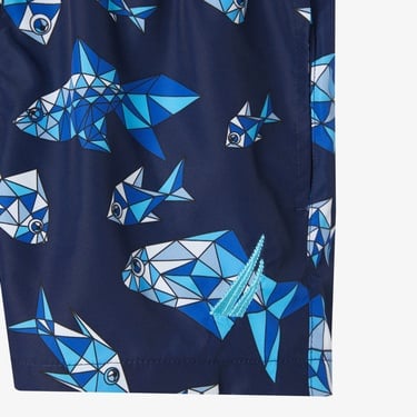  Nautica Erkek Çocuk Lacivert Standart Fit Mayo Şort