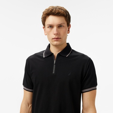 Nautica Erkek Siyah Classic Fit Polo