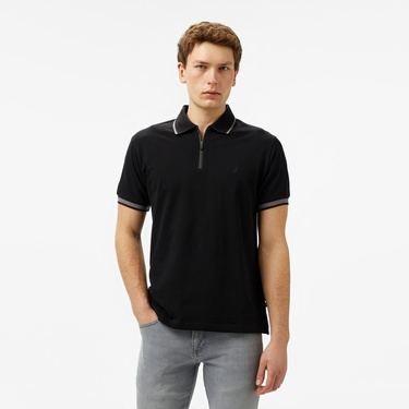  Nautica Erkek Siyah Classic Fit Polo
