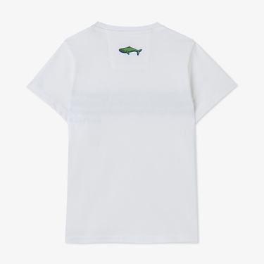  Nautica Erkek Çocuk Beyaz Regular Fit Baskılı T-Shirt