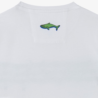  Nautica Erkek Çocuk Beyaz Regular Fit Baskılı T-Shirt