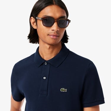  Lacoste L.12.12 Erkek Slim Fit Lacivert Polo