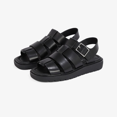  Calvin Klein Molded Kadın Siyah Sandalet