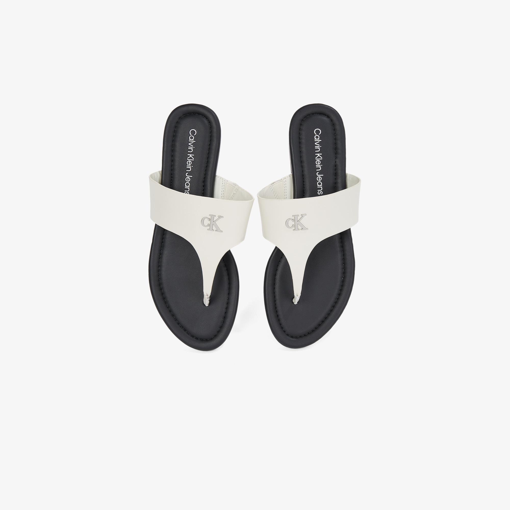 Calvin Klein Kadın Beyaz Terlik