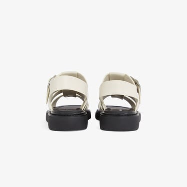  Calvin Klein Sq Molded Sdl Fisherman Mg Wn Kadın Bej Sandalet