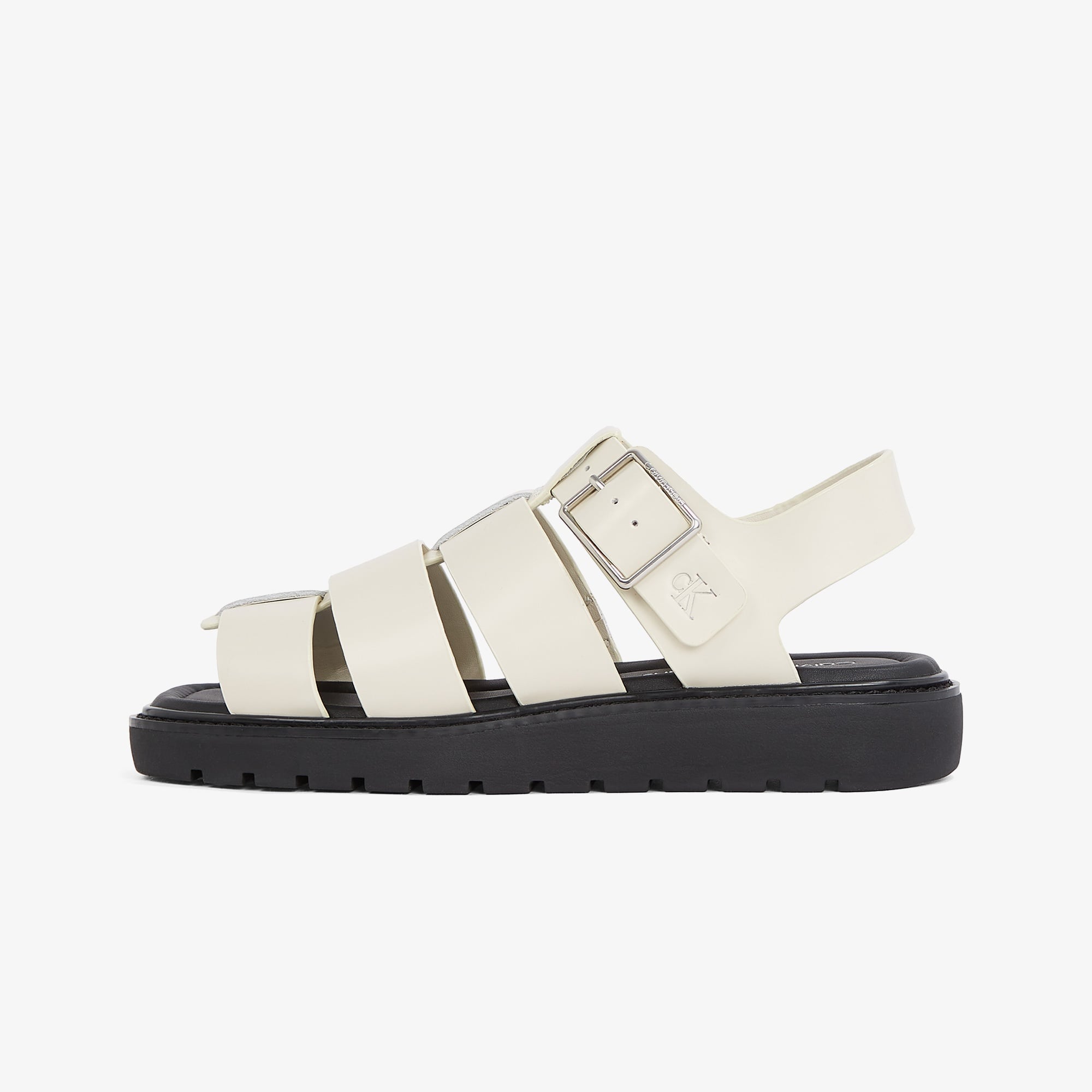 Calvin Klein Sq Molded Sdl Fisherman Mg Wn Kadın Bej Sandalet