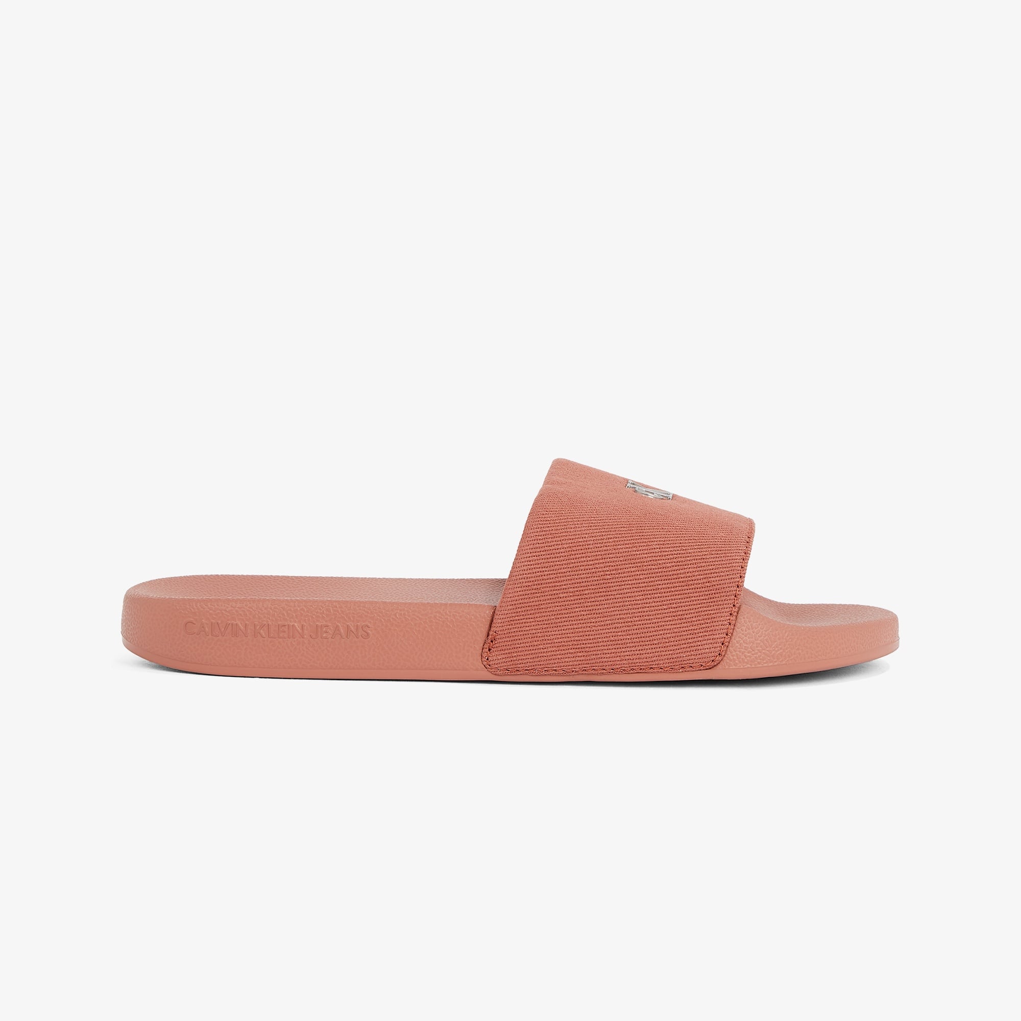 Calvin Klein Slide Monogram Hardware Kadın Pembe Terlik