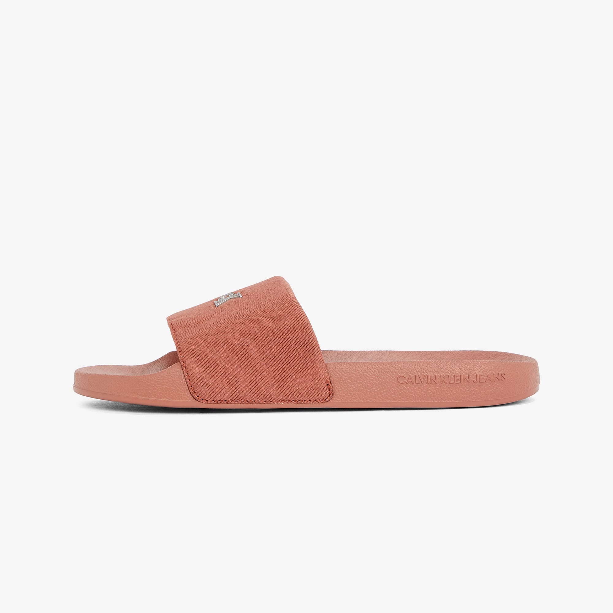 Calvin Klein Slide Monogram Hardware Kadın Pembe Terlik